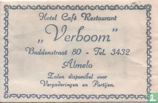 Hotel Café Restaurant "Verboom" - Afbeelding 1