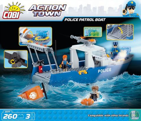 COBI 1577 Police Patrol Boat  - Bild 2