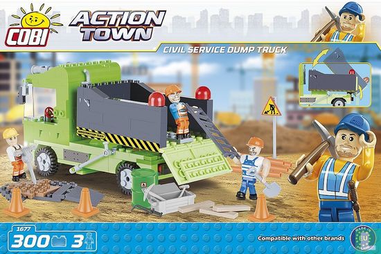 COBI 1677 Civil Service Dump Truck  - Image 2