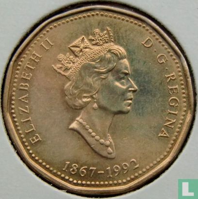 Canada 1 dollar 1992 "125th anniversary Canadian Parliament" - Image 1