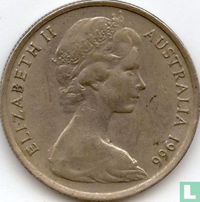 Australië 5 cents 1966 - Afbeelding 1