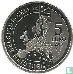 Belgium 5 euro 2019 (coloured) "90 years Tintin" - Image 1