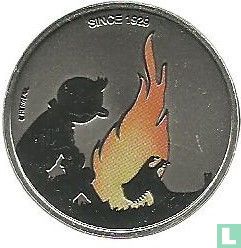 België 5 euro 2019 (gekleurd) "90 years Tintin" - Afbeelding 2