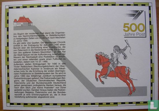 Europäische Postverbindungen 1490 - 1990 - Bild 2