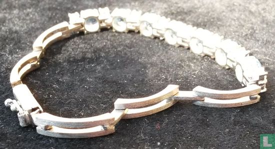 Armband bracelet goud briljant topaas - Image 3