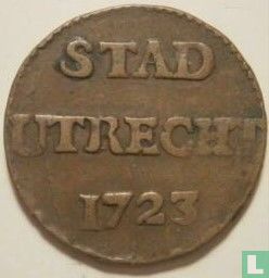 Utrecht 1 duit 1723 - Afbeelding 1