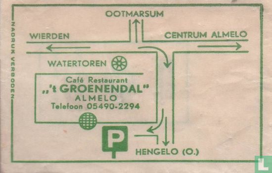 Café Restaurant " 't Groenendal" - Image 1