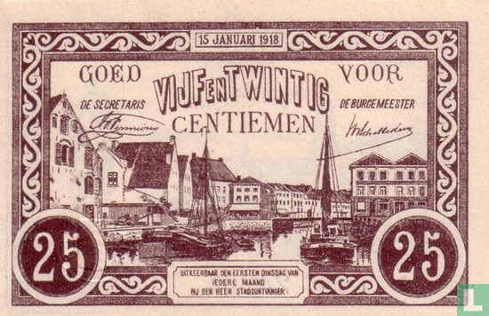 Lier 25 Centimes 1918