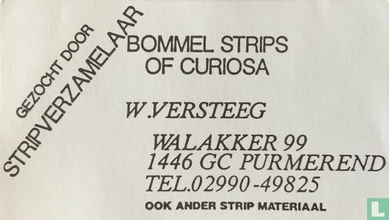 Visitekaartje Bommel [I] - Image 1