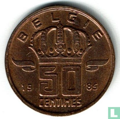 België 50 centimes 1985 (NLD) - Afbeelding 1