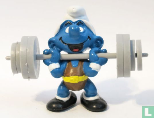 Weightlifter Smurf   - Image 1