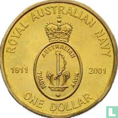 Australia 1 dollar 2001 "90th anniversary of the Royal Australian Navy" - Image 2