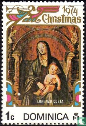 Maria met kind en heiligen