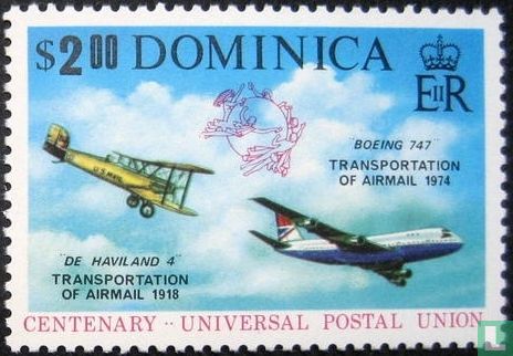 Posttransport mit dem Flugzeug