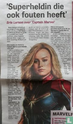 Superheldin die ook fouten heeft / Marvelfilm promoot girlpower - Image 1