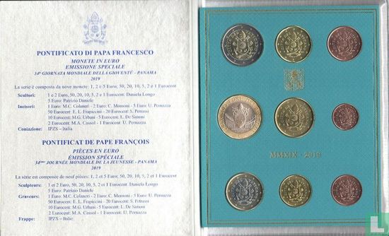 Vatican mint set 2019 "34th World Youth Day in Panama" - Image 3