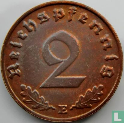 Empire allemand 2 reichspfennig 1939 (E) - Image 2