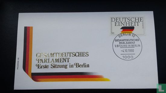 Joint German parliament - 1st session in Berlin