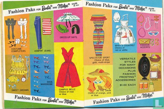 Booklet Mattel 1963 (1) Exclisive fashions by Mattel  - Image 3