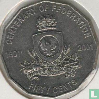 Australien 50 Cent 2001 "Centenary of Federation - South Australia" - Bild 2