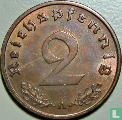 Deutsches Reich 2 Reichspfennig 1937 (A) - Bild 2