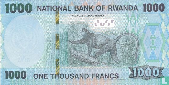 Ruanda 1000 Franken 2019 - Bild 2