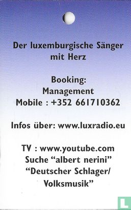 Luxemburgischer Sänger - Albert Nerini - Bild 2