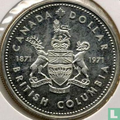 Canada 1 dollar 1971 (specimen) "Centenary Accession of British Columbia into Confederation" - Image 1