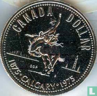 Canada 1 dollar 1975 (specimen) "Centenary of the first settlement in Calgary" - Image 1