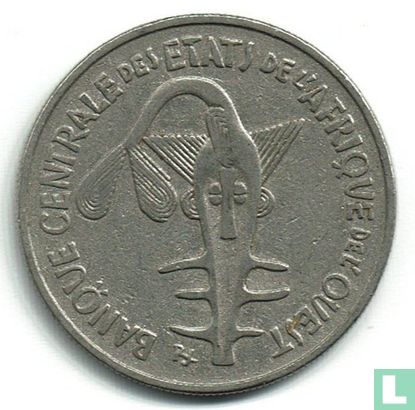 États d'Afrique de l'Ouest 100 francs 1974 - Image 2