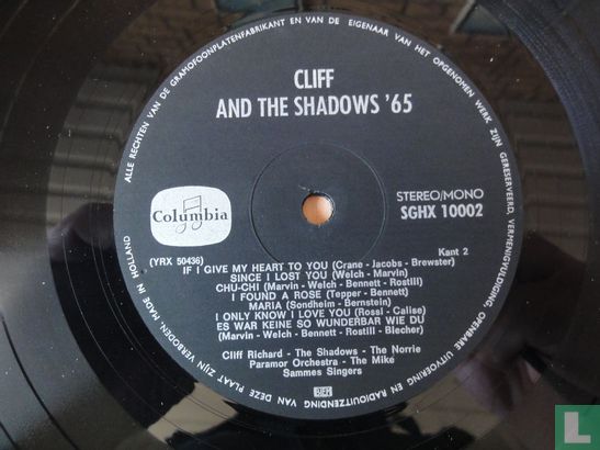Cliff and the Shadows '65 - Image 3