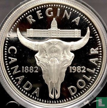 Canada 1 dollar 1982 (PROOF) "Centenary Founding of Regina" - Afbeelding 1