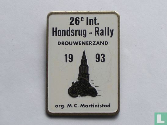 26e Int. Hondsrug - Rally Drouwenerzand 1993 org. M.C. Martinistad - Afbeelding 1