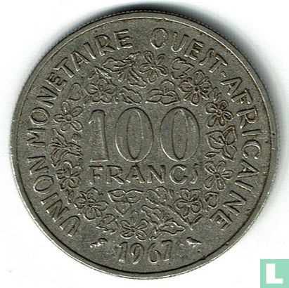 Westafrikanische Staaten 100 Franc 1967 - Bild 1