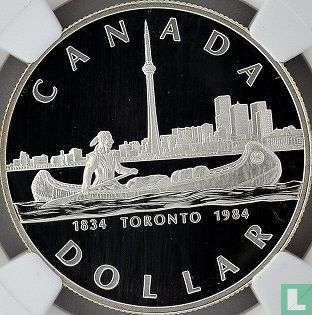 Kanada 1 Dollar 1984 (PP) "150th anniversary of Toronto" - Bild 1