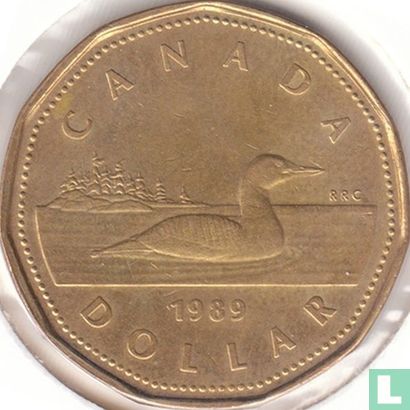 Kanada 1 Dollar 1989 - Bild 1