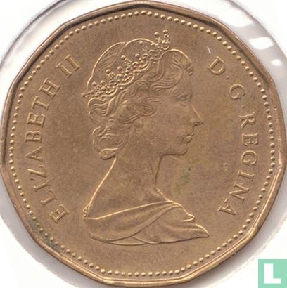 Canada 1 dollar 1989 - Image 2