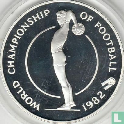 Jamaica 10 dollars 1982 (PROOF) "Football World Cup in Spain" - Afbeelding 1