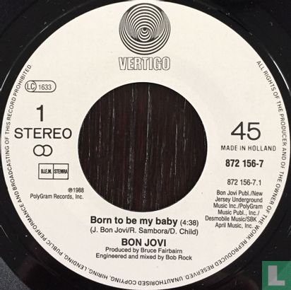 Born to Be My Baby  - Image 3