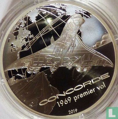 France 10 euro 2019 (PROOF) "50 years First flight of the Concorde" - Image 1