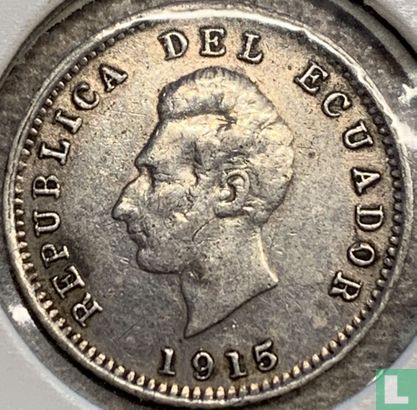 Ecuador ½ decimo 1915 - Afbeelding 1
