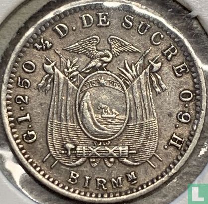 Ecuador ½ decimo 1915 - Afbeelding 2