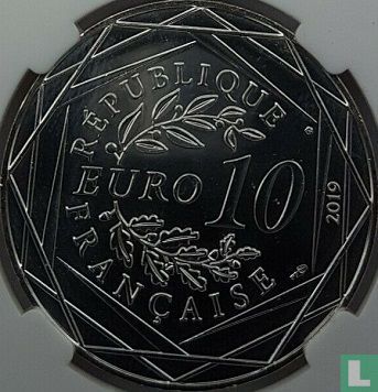 Frankrijk 10 euro 2019 "Piece of French history - Louis XIV" - Afbeelding 1
