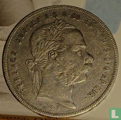 Hungary 1 forint 1878 - Image 2