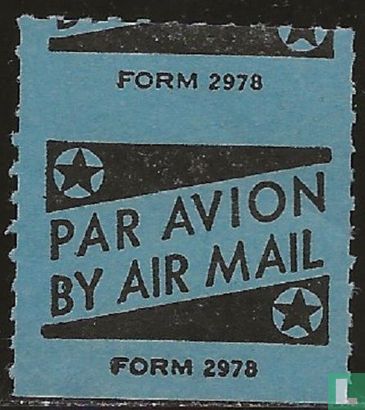 Form 2978 - Par Avion - By Air Mail