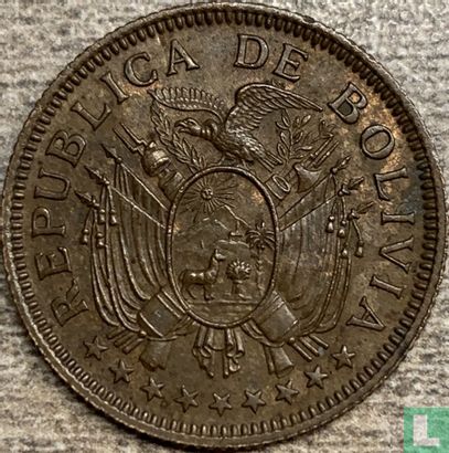 Bolivie 5 bolivianos 1951 - Image 2