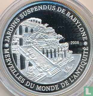 Ivory Coast 500 francs 2008 (PROOF) "Hanging Gardens of Babylon" - Image 1