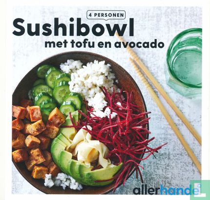 Sushibowl met tofu en avocado - Afbeelding 1