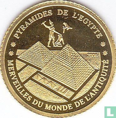 Ivory Coast 1500 francs 2006 (PROOF) "Egyptian Pyramids" - Image 1