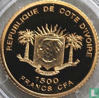 Ivoorkust 1500 francs 2007 (PROOF) "Machu Picchu" - Afbeelding 2